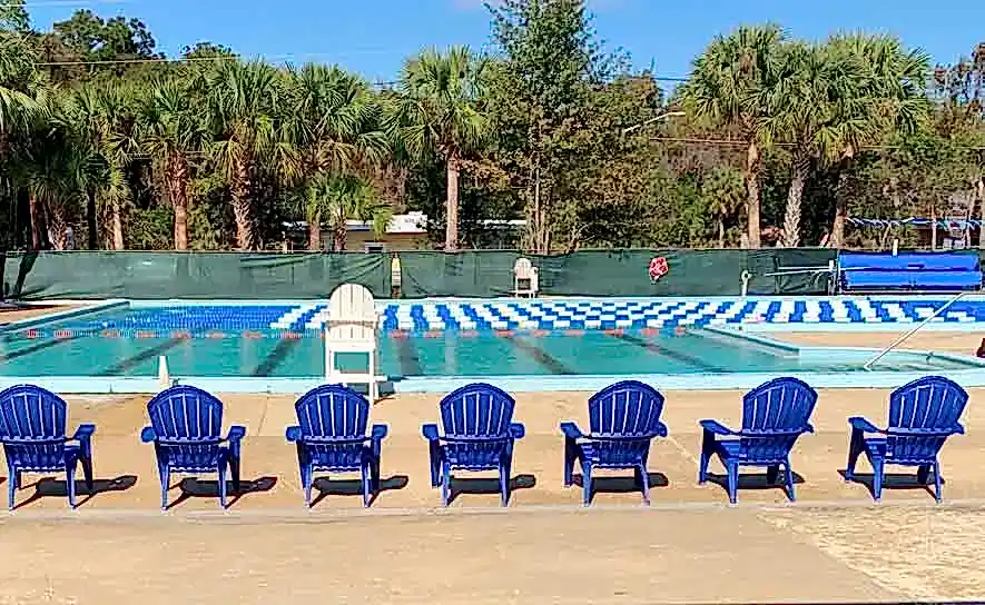 Outdoor Pool Deck