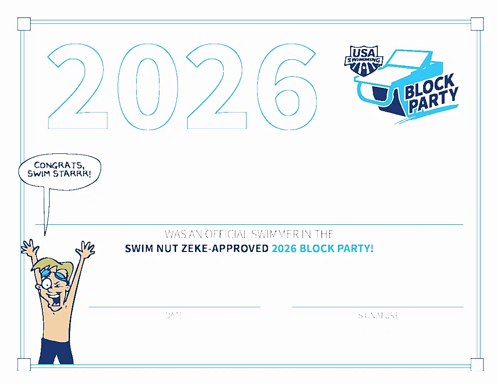 Block Party Certificate